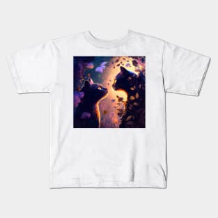 Cats Sunset Escape Kids T-Shirt